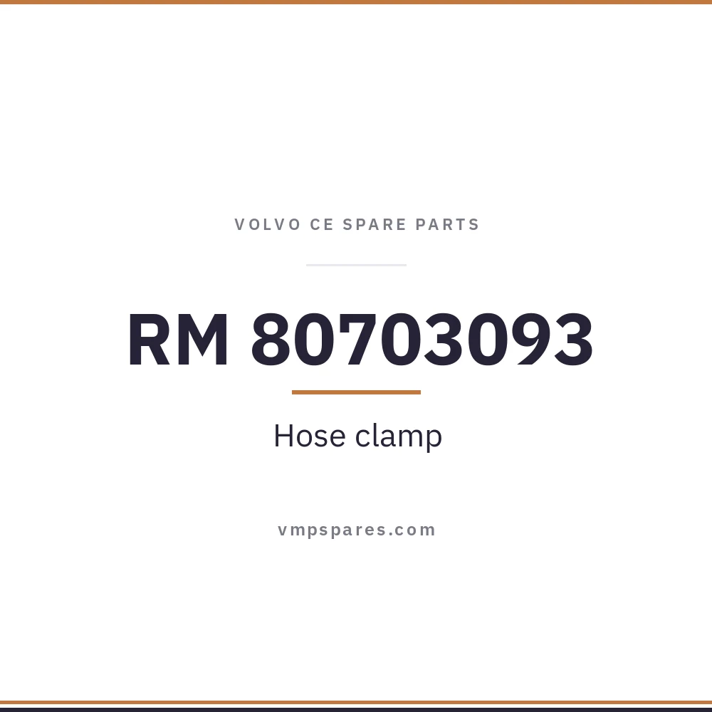 RM 80703093 – Hose clamp