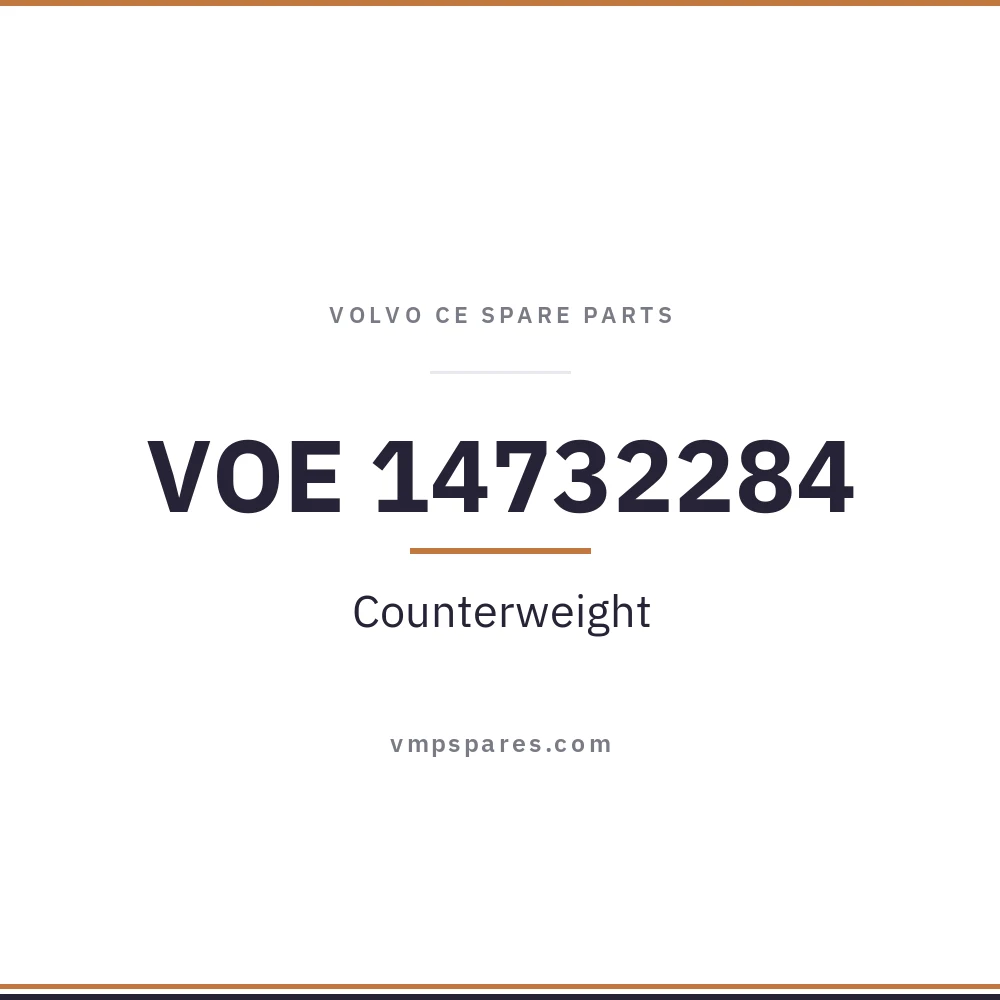 VOE 14732284 – Counterweight