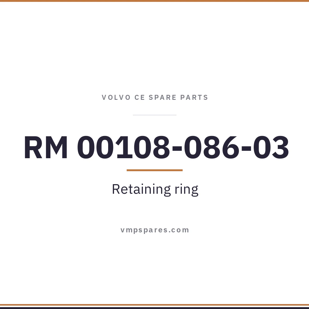 RM 00108-086-03 – Retaining ring