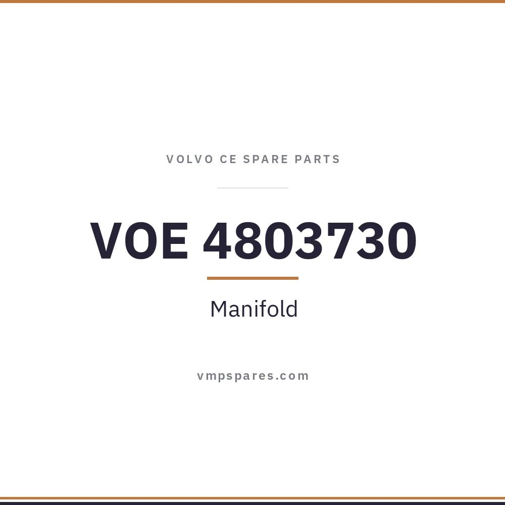 VOE 4803730 – Manifold