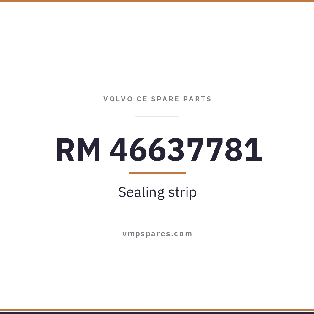 RM 46637781 – Sealing strip
