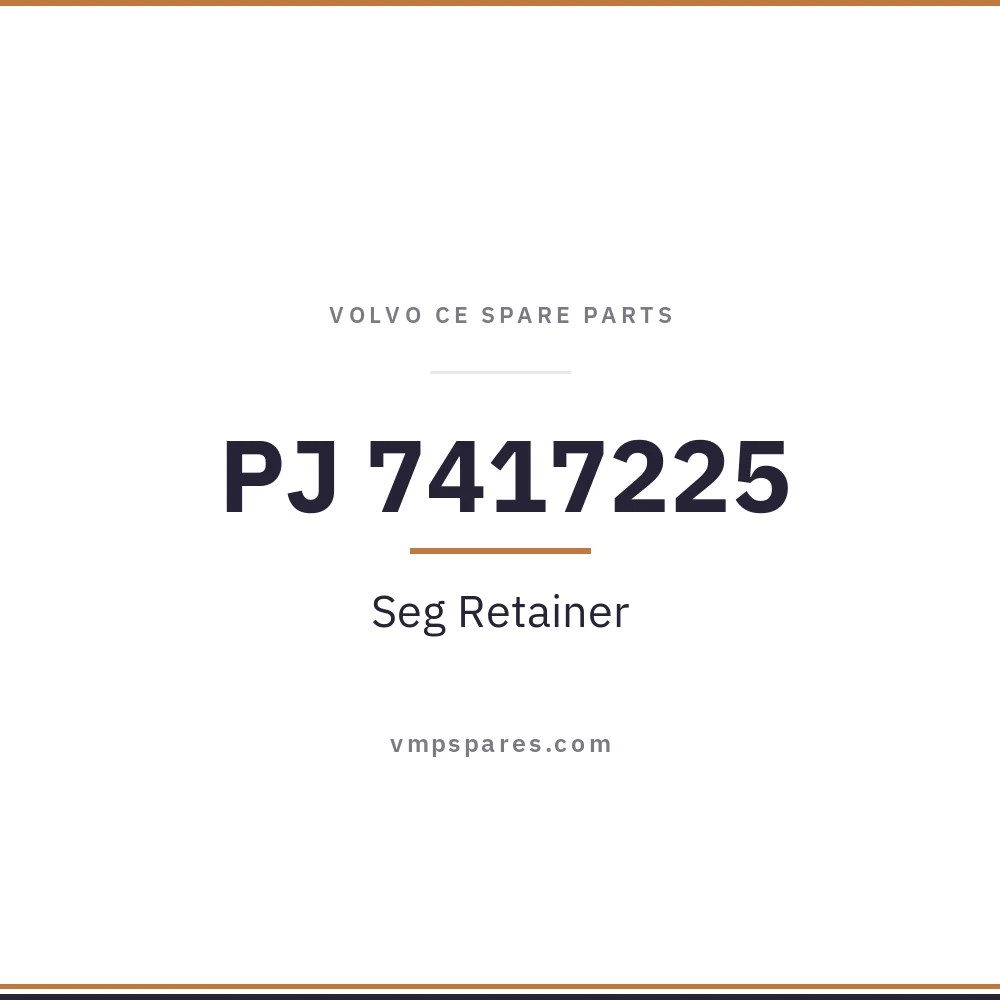 PJ 7417225 – Seg Retainer