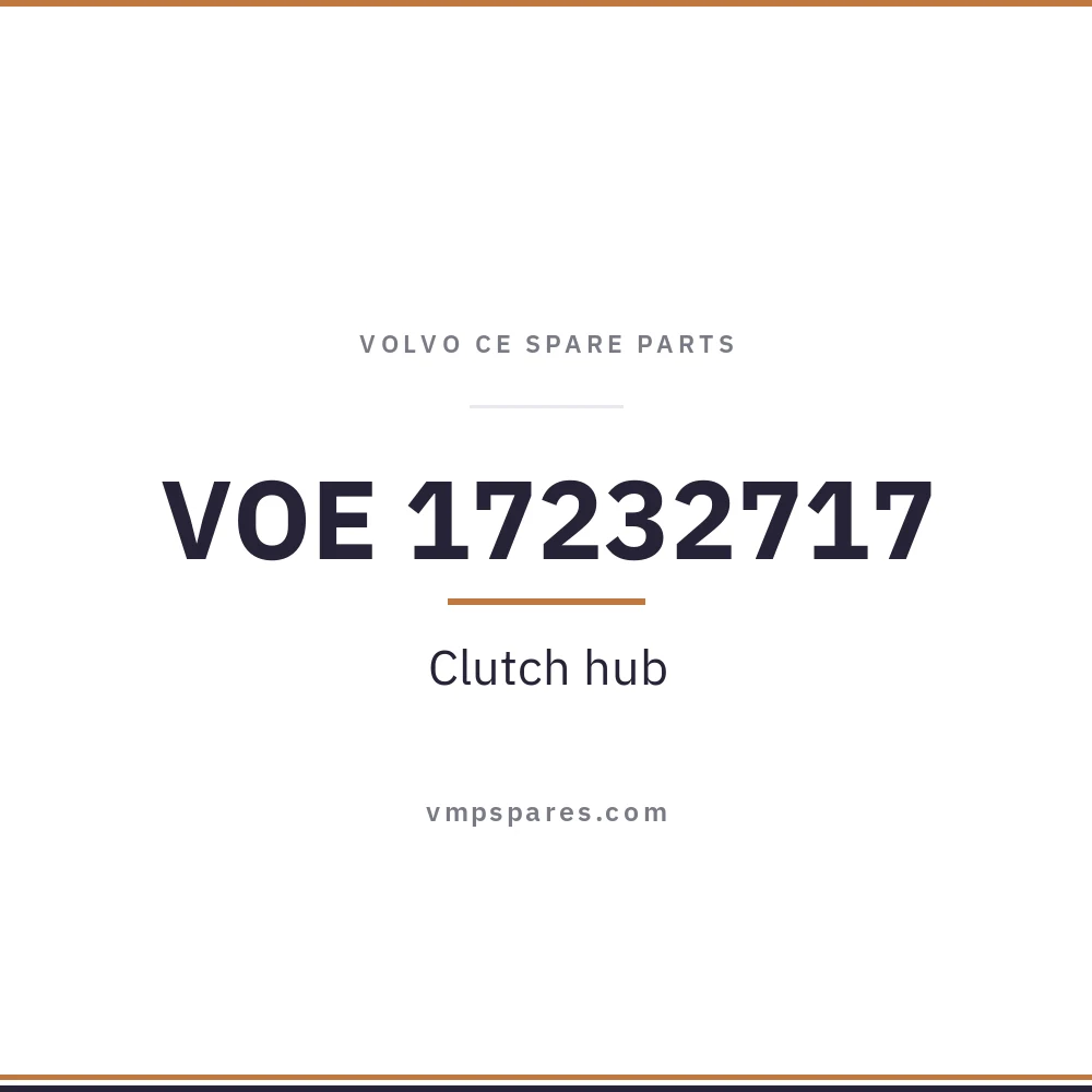 VOE 17232717 – Clutch hub