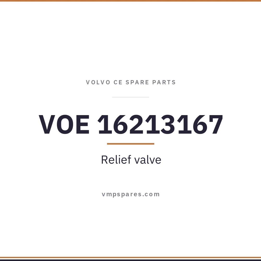 VOE 16213167 – Relief valve