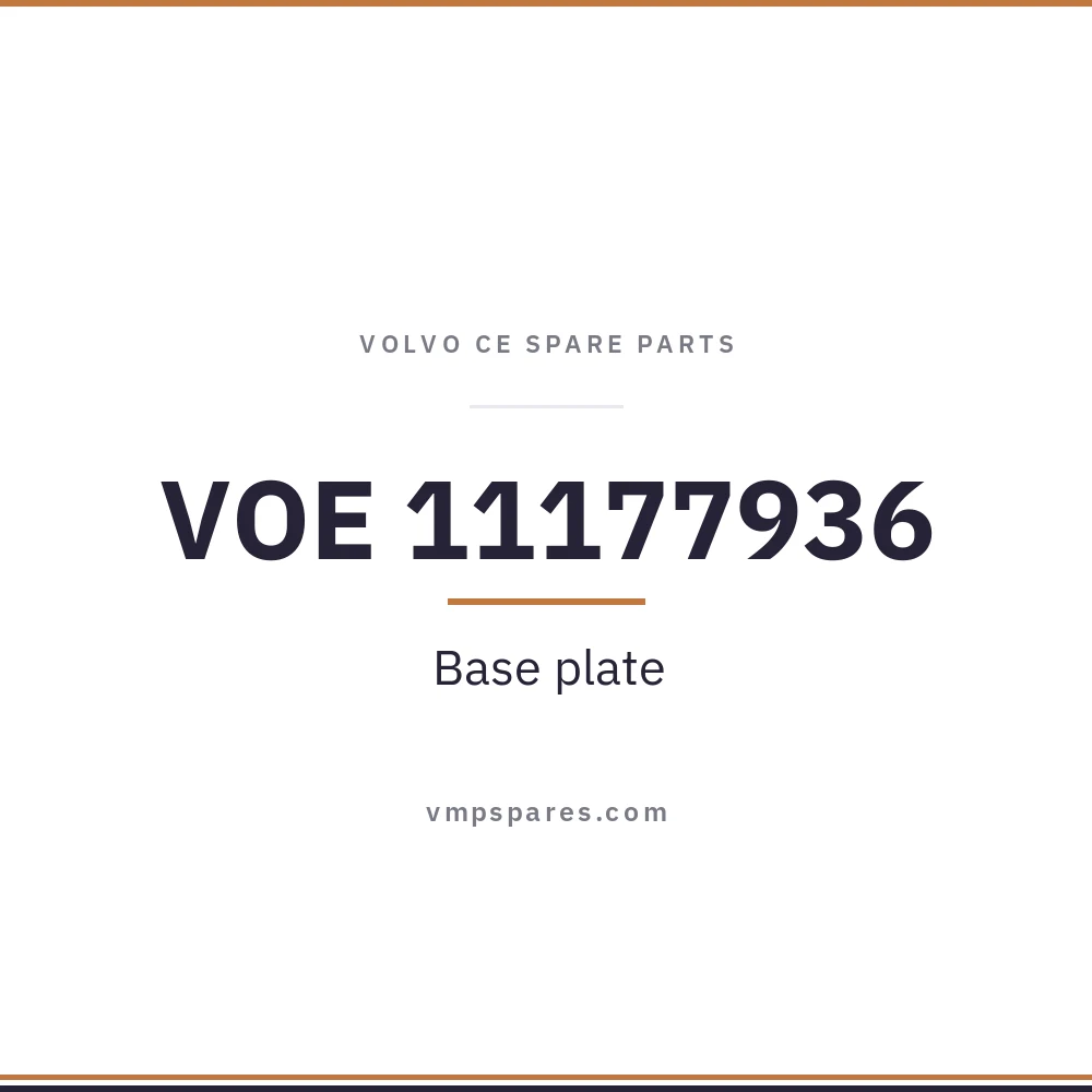 VOE 11177936 – Base plate