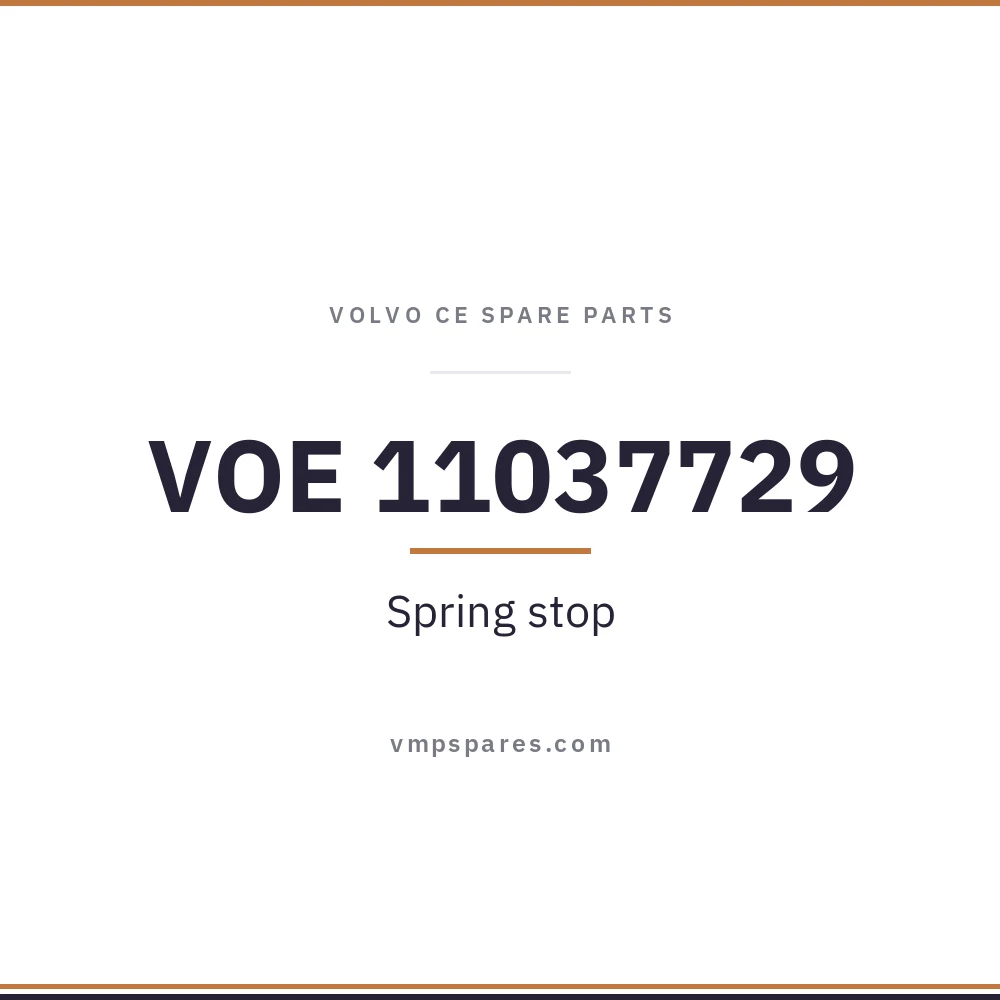 VOE 11037729 – Spring stop