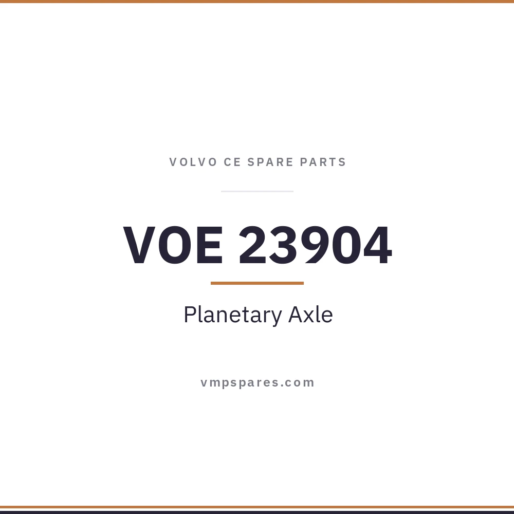 VOE 23904 – Planetary Axle