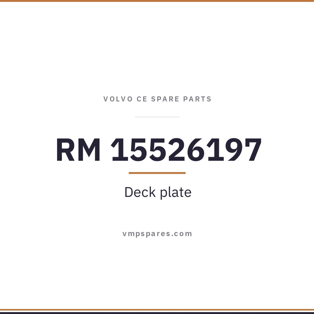RM 15526197 – Deck plate