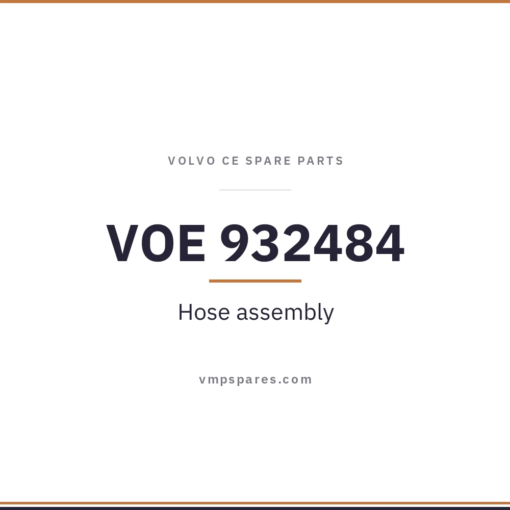 VOE 932484 – Hose assembly