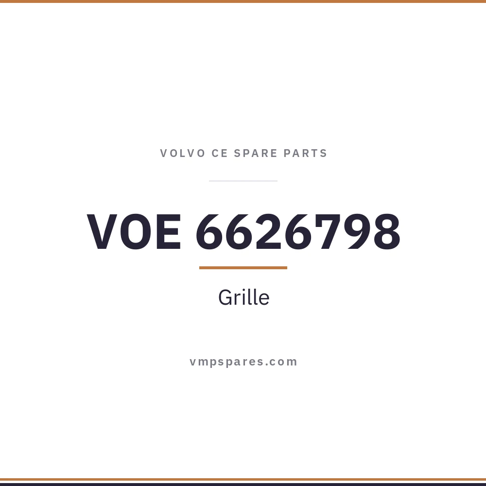 VOE 6626798 – Grille