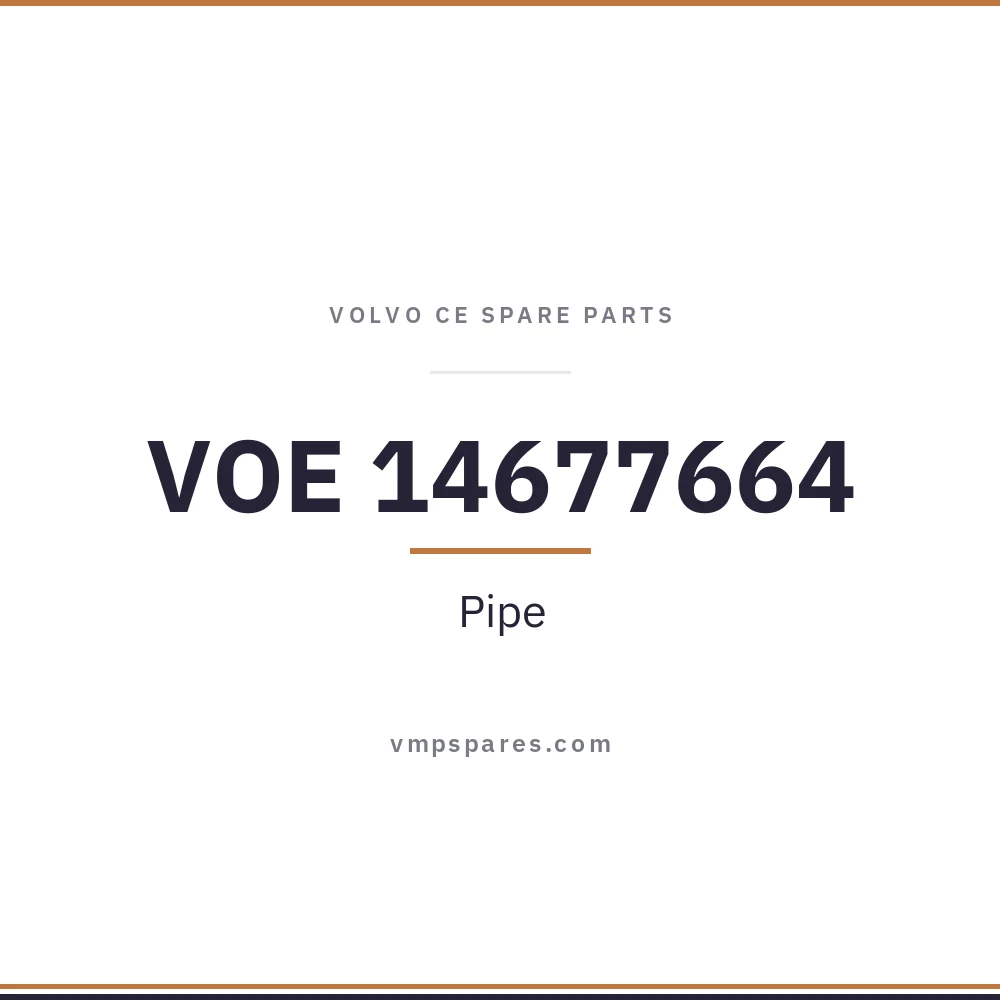 VOE 14677664 – Pipe