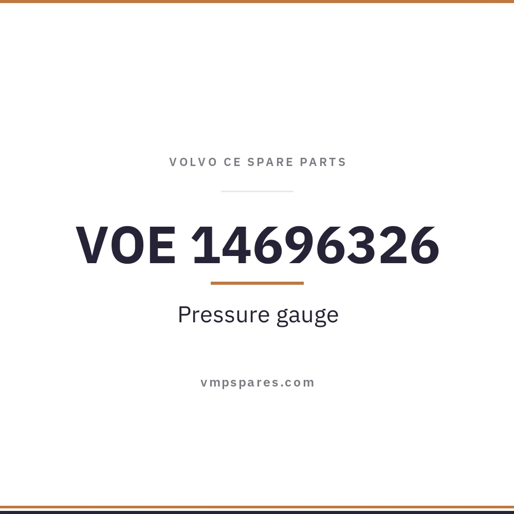 VOE 14696326 – Pressure gauge