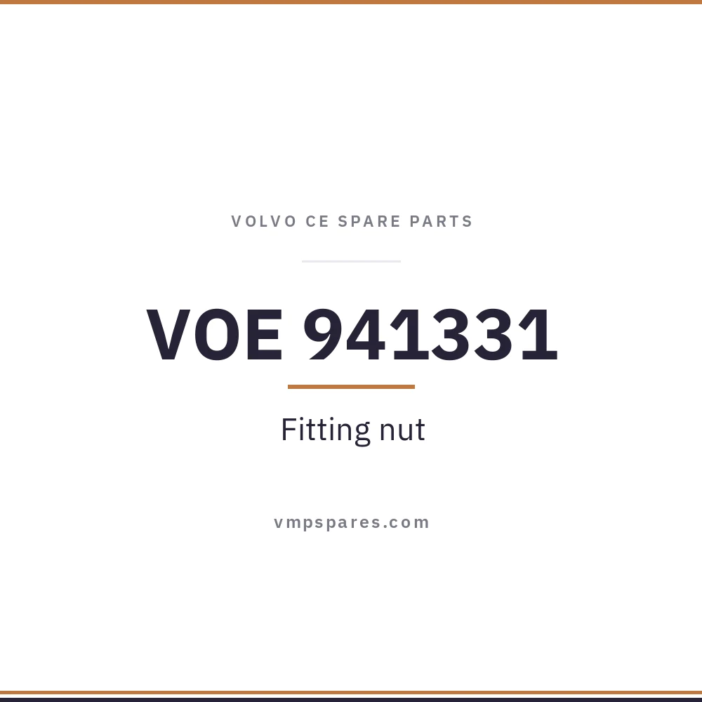 VOE 941331 – Fitting nut