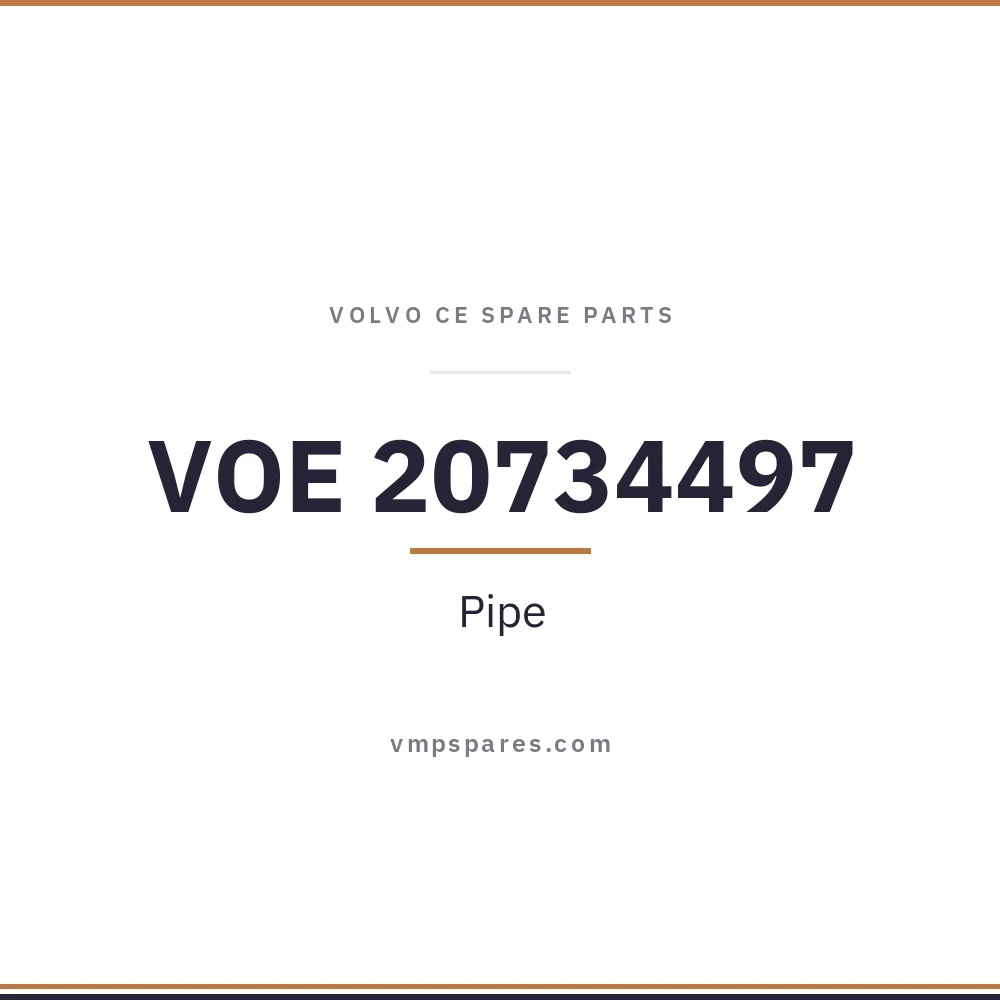 VOE 20734497 – Pipe