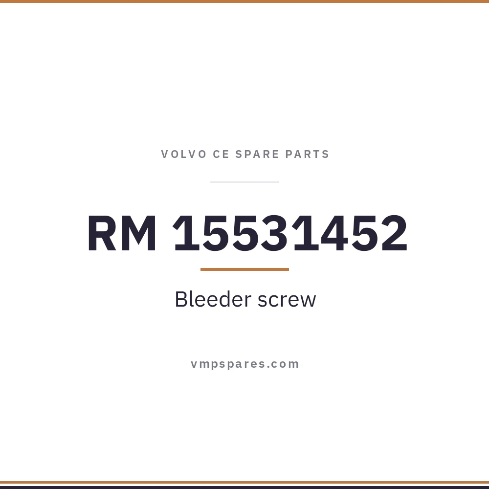 RM 15531452 – Bleeder screw