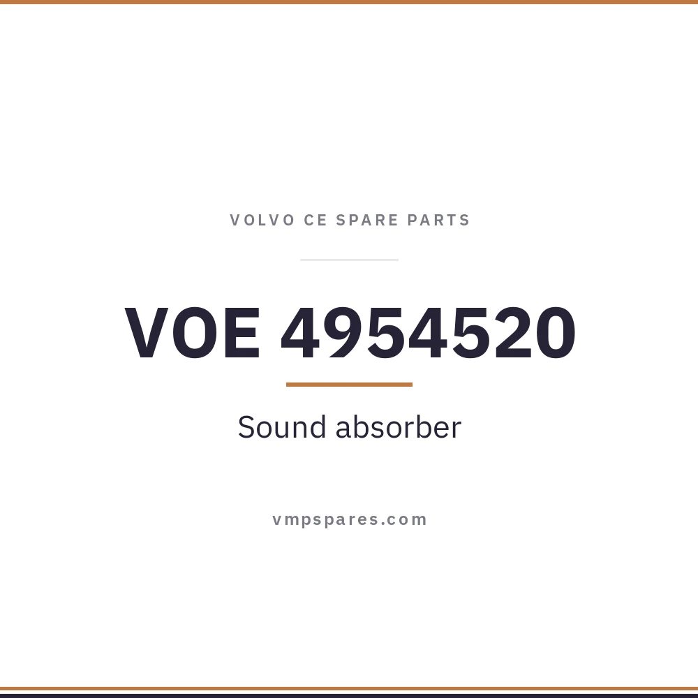 VOE 4954520 – Sound absorber