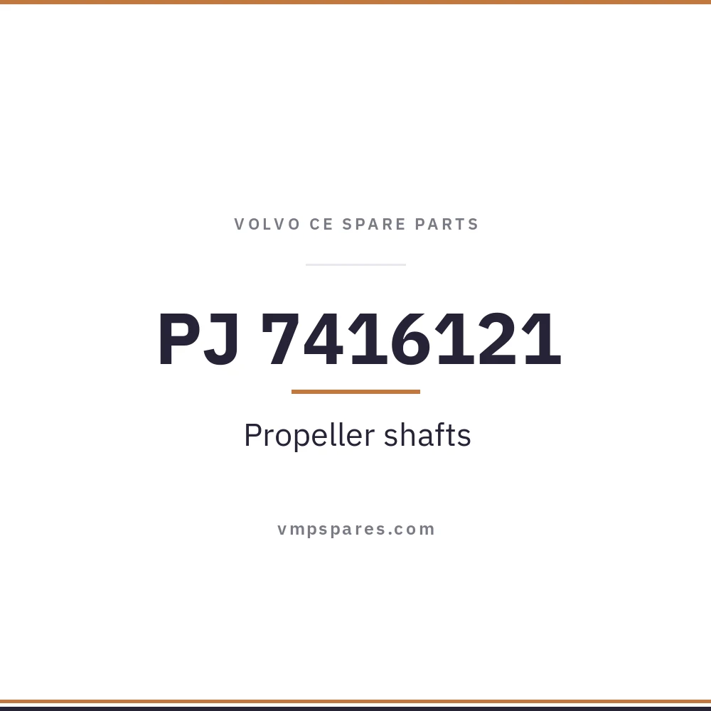 PJ 7416121 – Propeller shafts