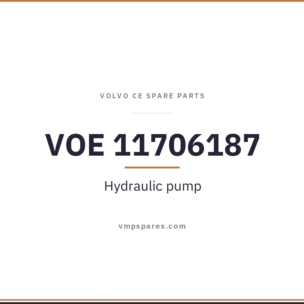 VOE 11706187 – Hydraulic pump