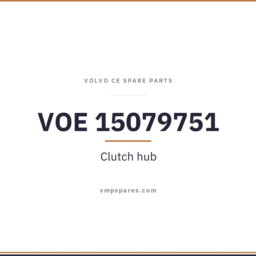 VOE 15079751 – Clutch hub