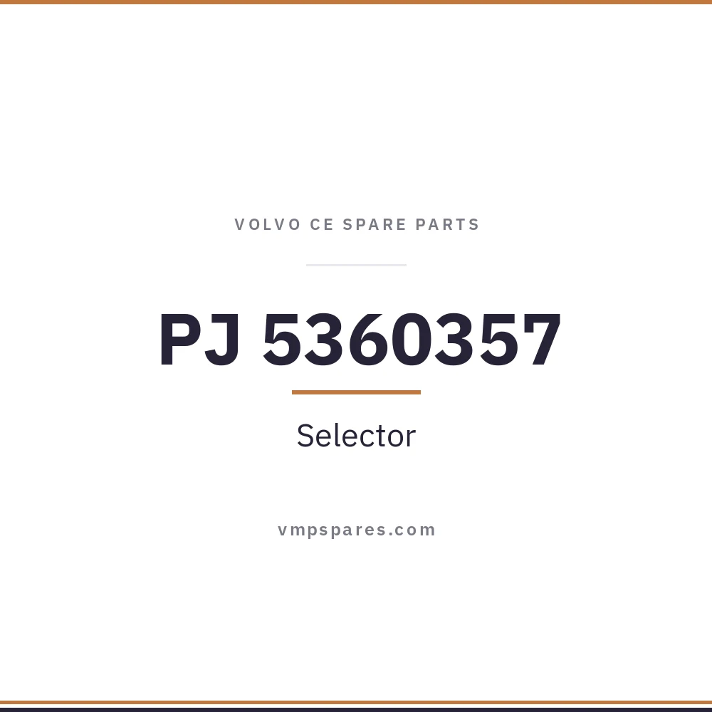 PJ 5360357 – Selector