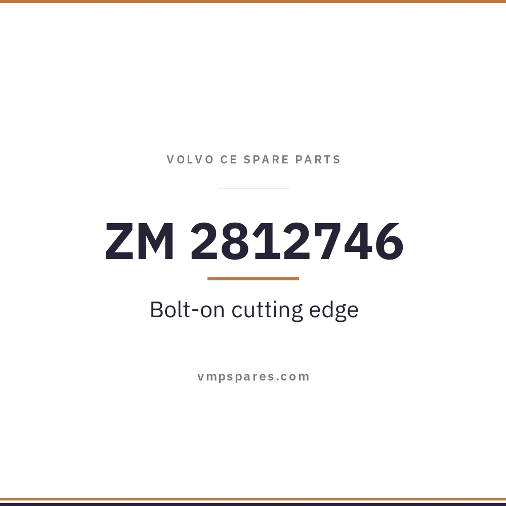 ZM 2812746 – Bolt-on cutting edge
