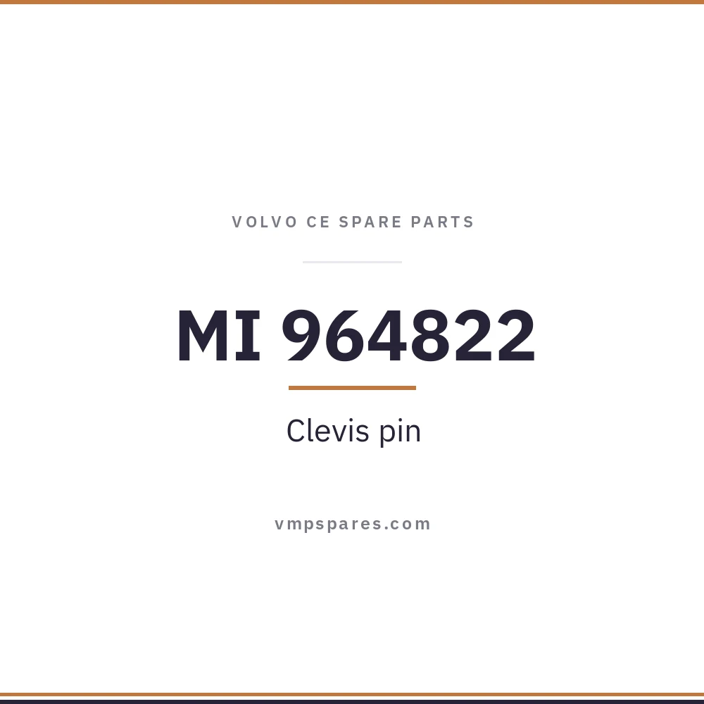 MI 964822 – Clevis pin