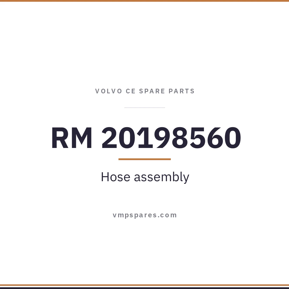 RM 20198560 – Hose assembly