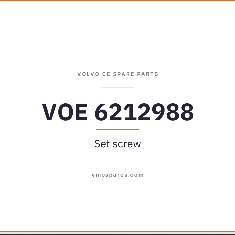 VOE 6212988 – Set screw