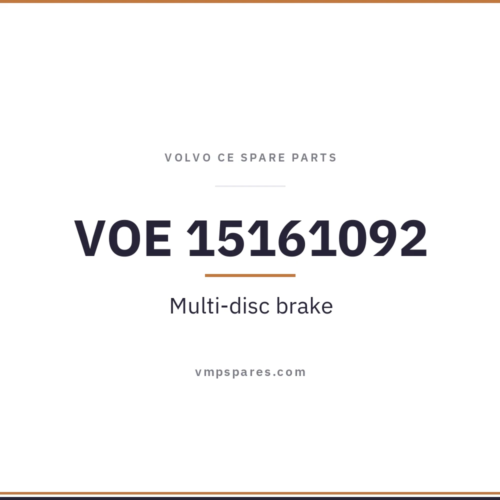VOE 15161092 – Multi-disc brake