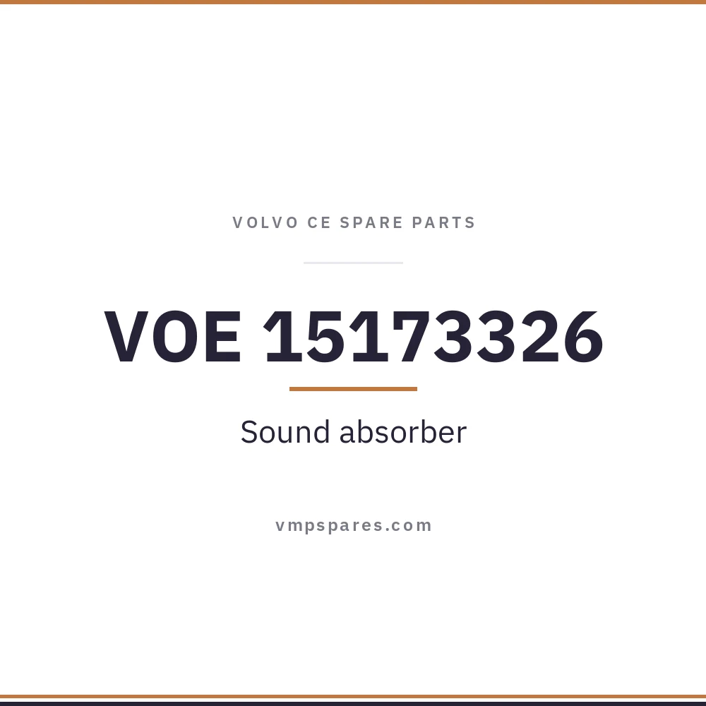 VOE 15173326 – Sound absorber