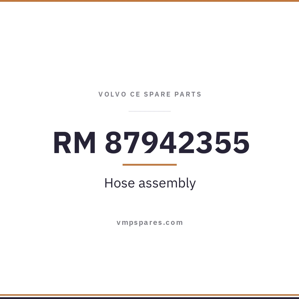 RM 87942355 – Hose assembly