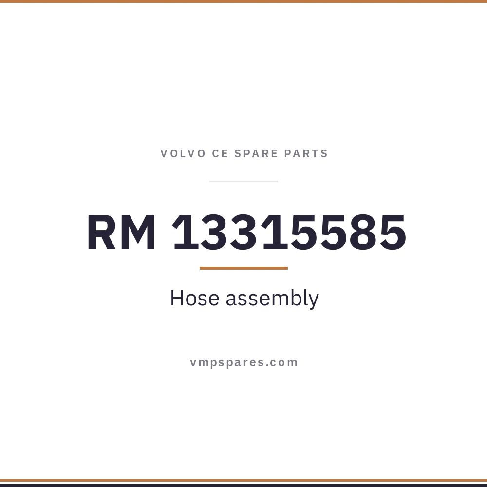 RM 13315585 – Hose assembly