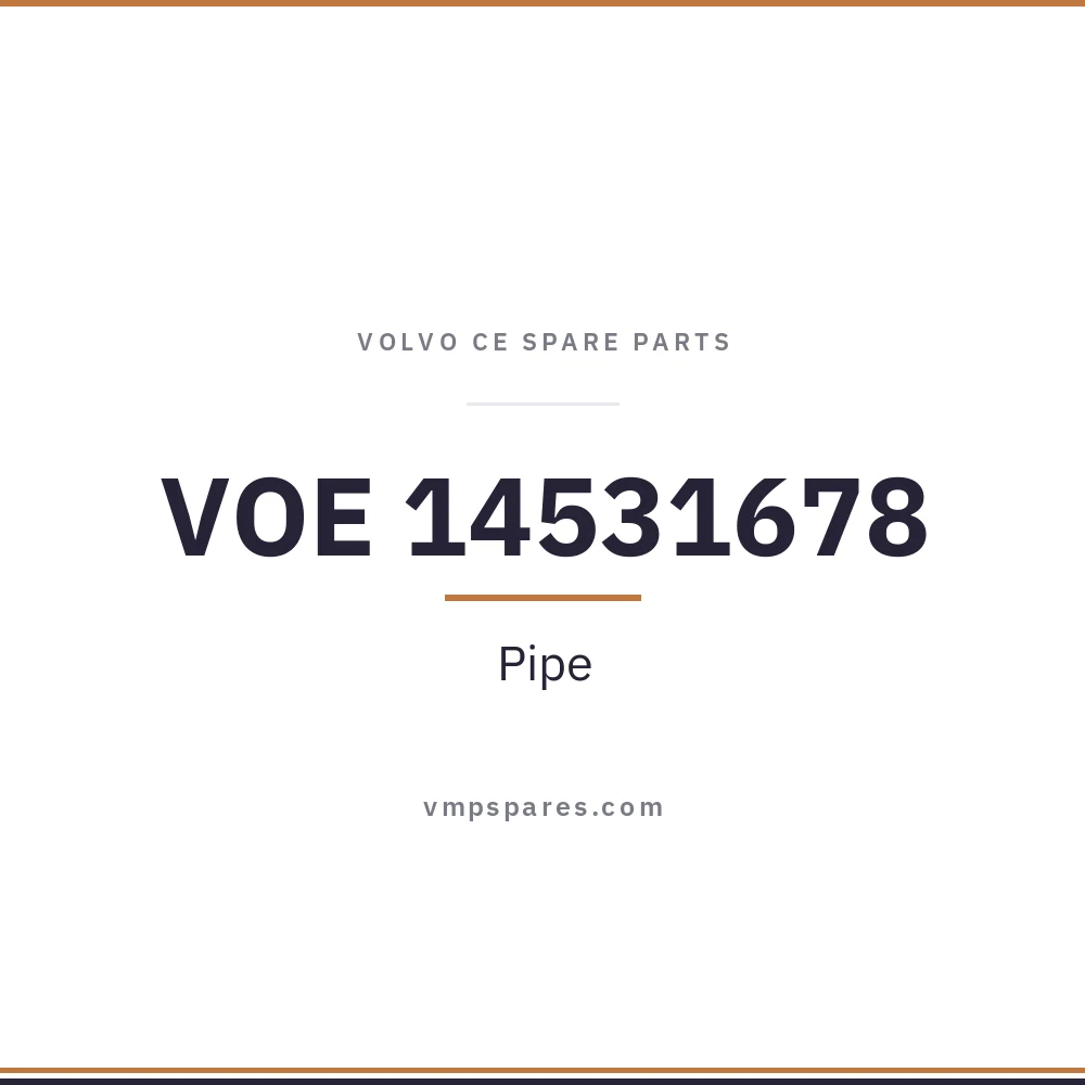 VOE 14531678 – Pipe