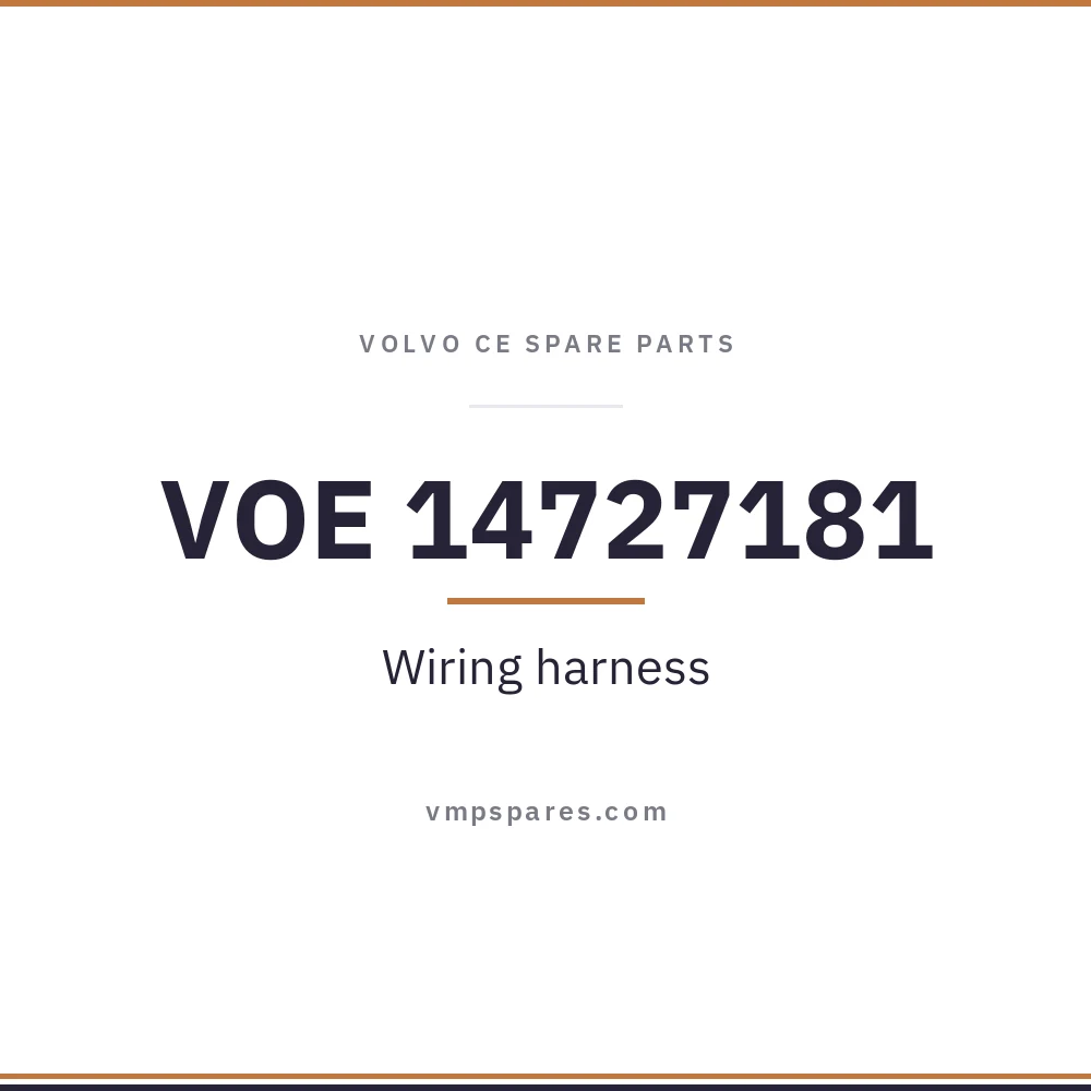 VOE 14727181 – Wiring harness