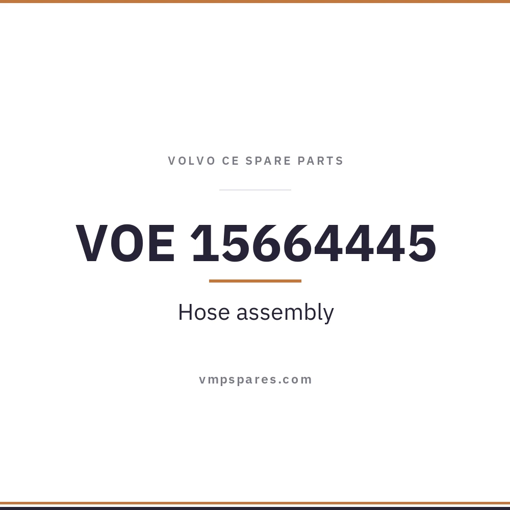 VOE 15664445 – Hose assembly