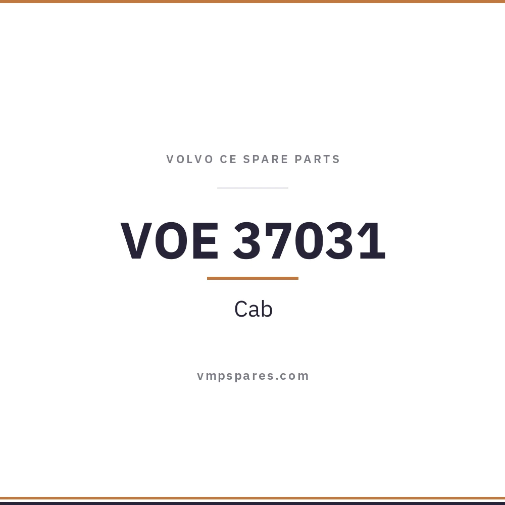 VOE 37031 – Cab