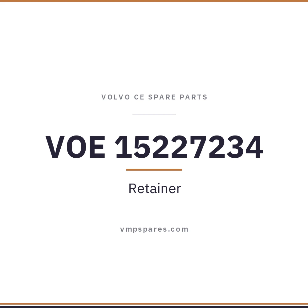 VOE 15227234 – Retainer