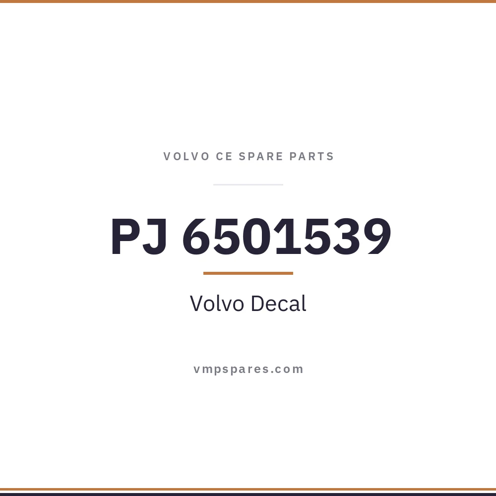 PJ 6501539 – Volvo Decal