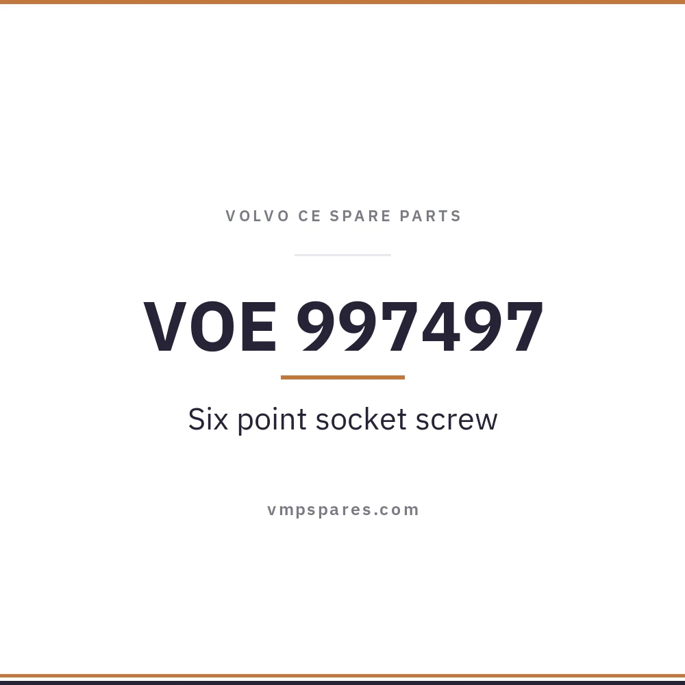 VOE 997497 – Six point socket screw