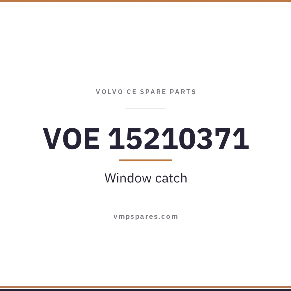 VOE 15210371 – Window catch