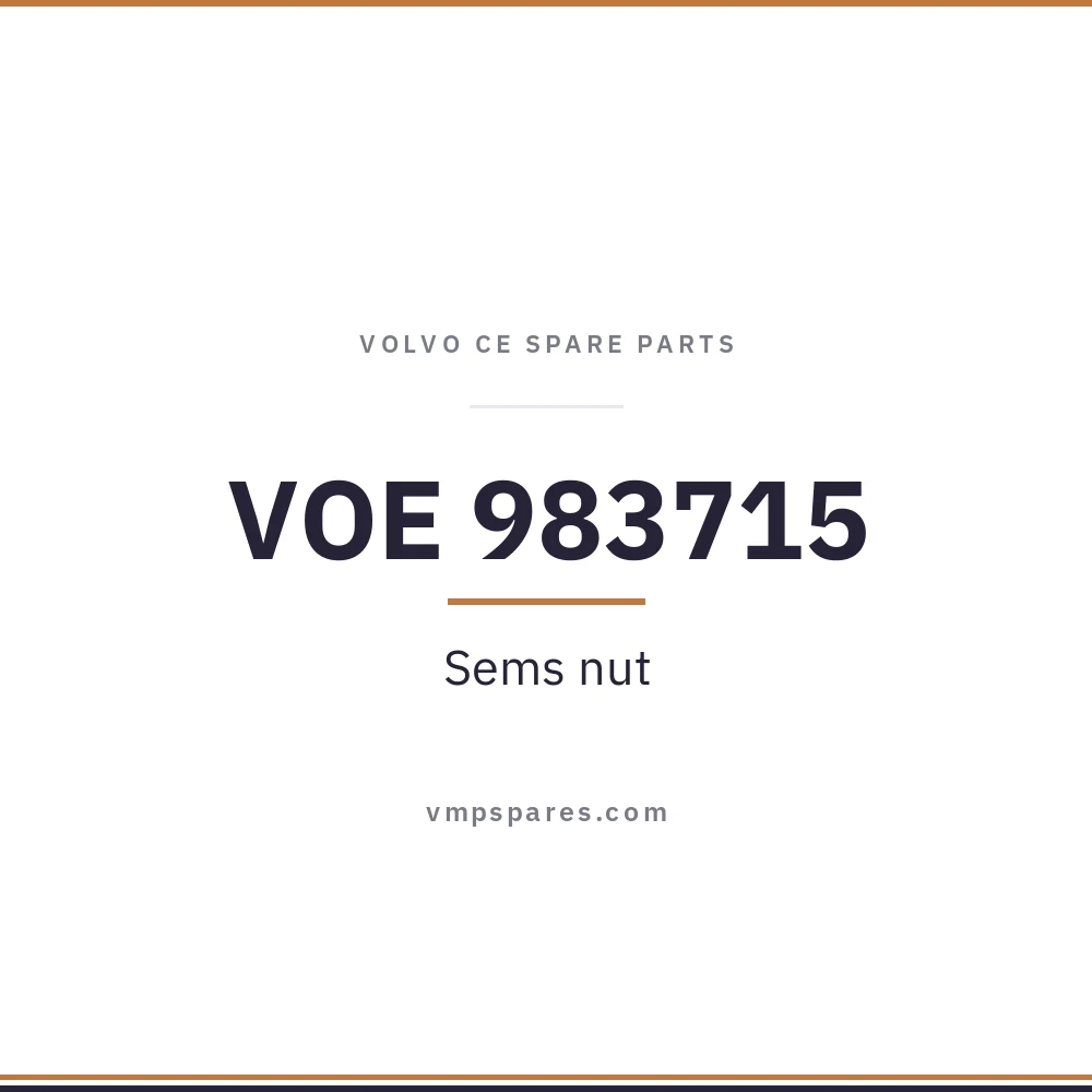 VOE 983715 – Sems nut