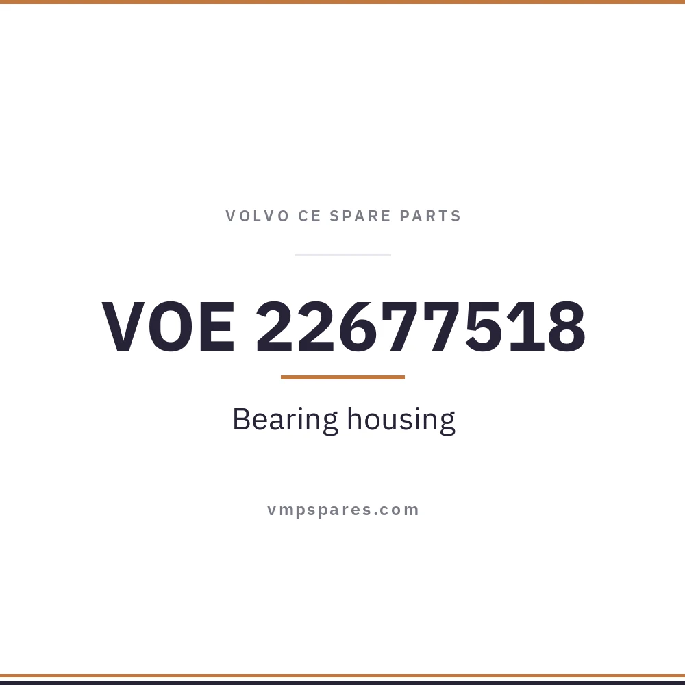 VOE 22677518 – Bearing housing