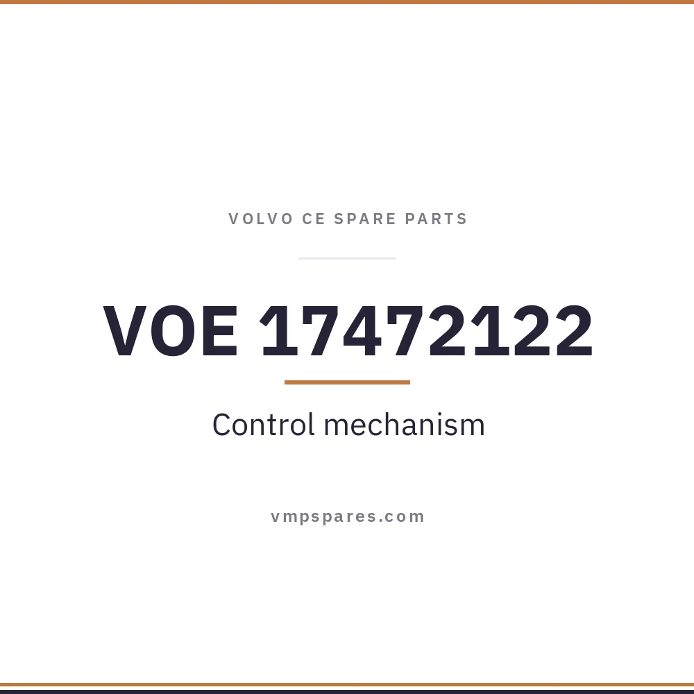 VOE 17472122 – Control mechanism