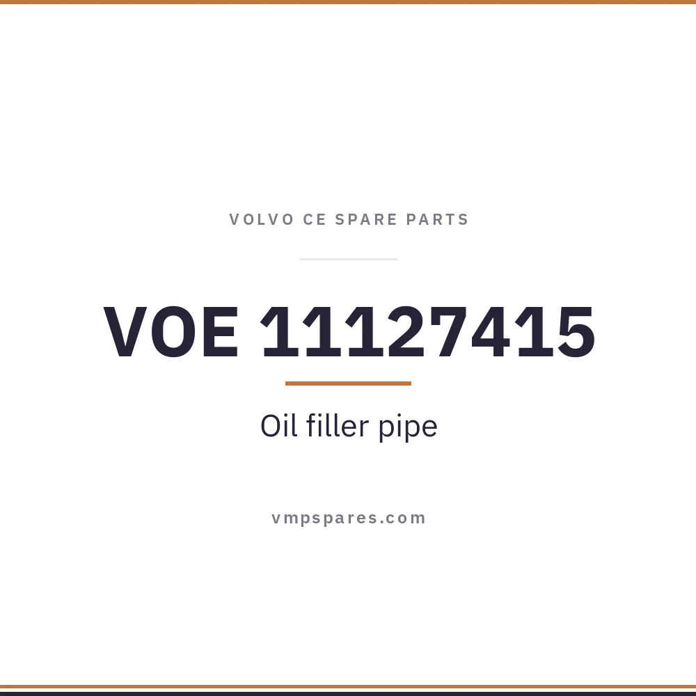 VOE 11127415 – Oil filler pipe