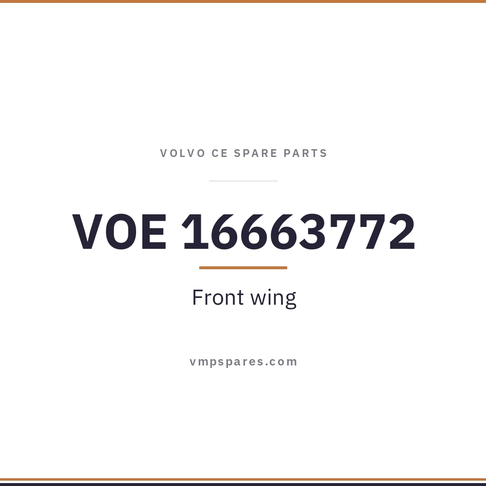 VOE 16663772 – Front wing