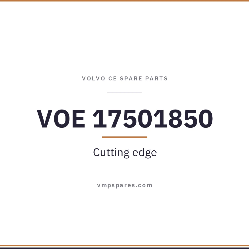 VOE 17501850 – Cutting edge