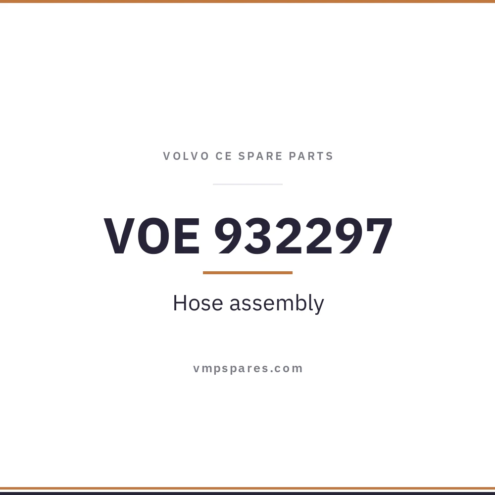 VOE 932297 – Hose assembly