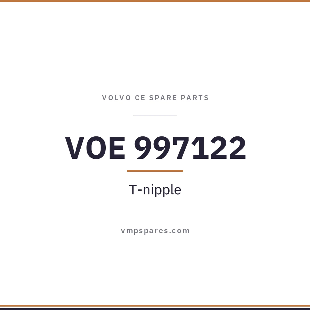 VOE 997122 – T-nipple
