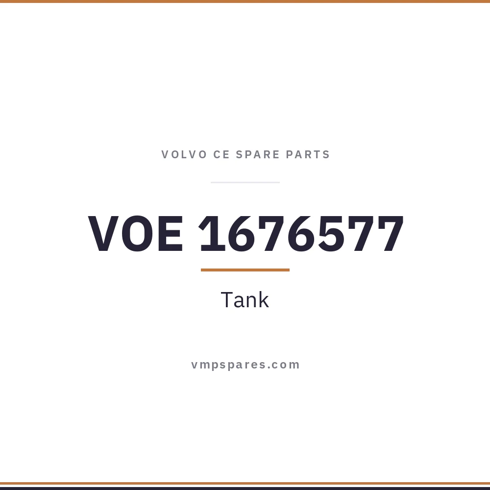 VOE 1676577 – Tank