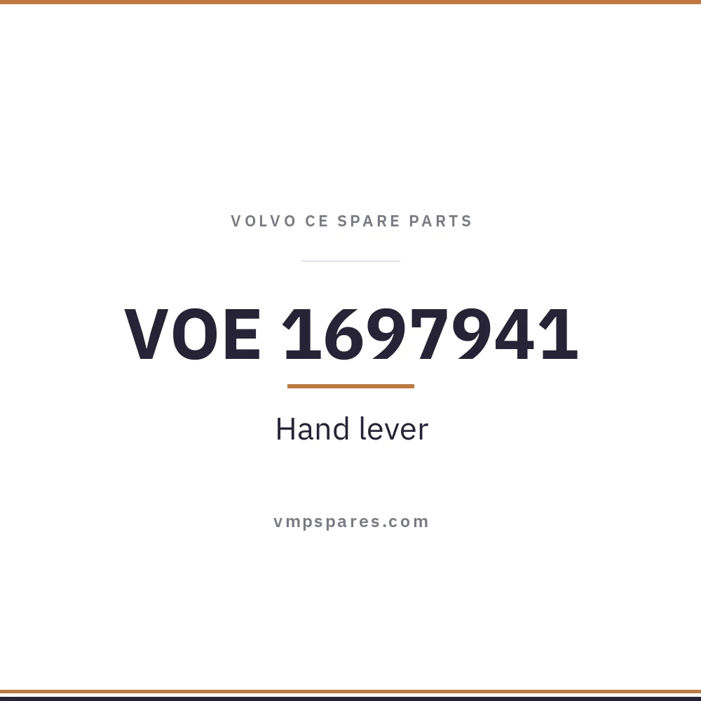 VOE 1697941 – Hand lever